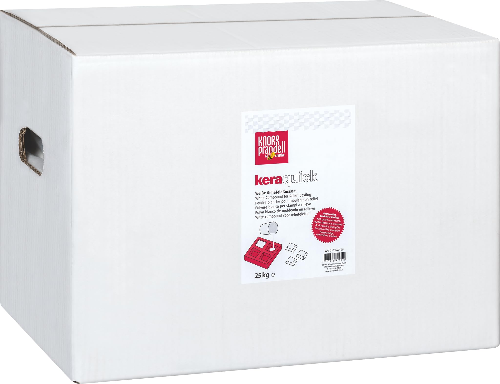 KNORR prandell Gießmasse keraquick | weiß, 25 kg