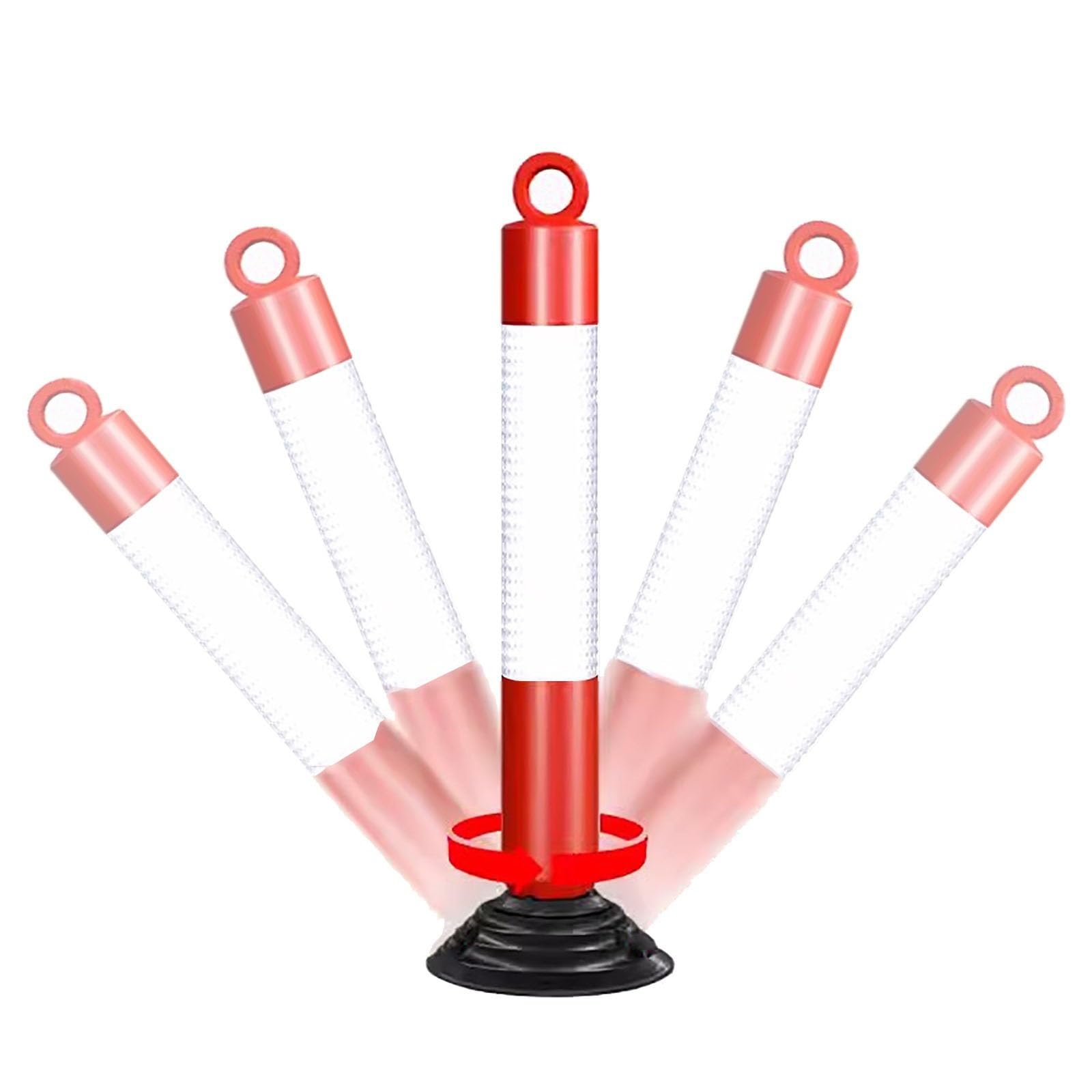 Cono stradale resistente da 20, 32 e 48 pollici, palo di delimitazione del traffico, strisce riflettenti, zona di cantiere, controllo della folla, parcheggio, sicurezza.