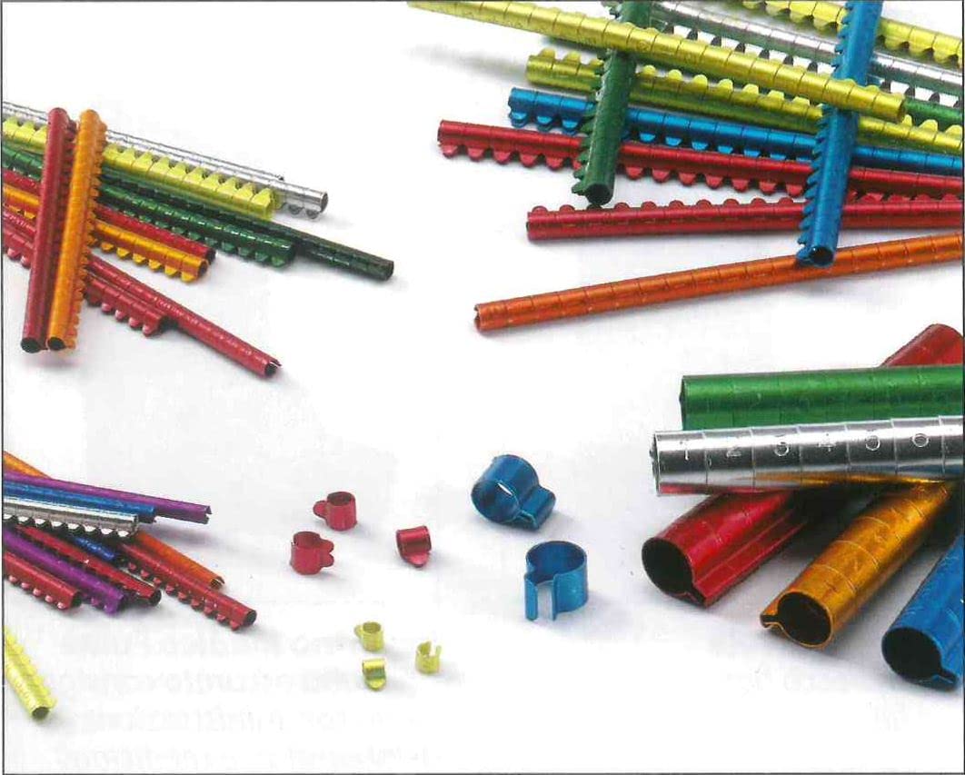 Generico Anellini numerati per Gli Uccellini da Compagnia Disponibili in Alluminio e plastica per Una Corretta catalogazione dei Vostri allevamenti. (Alluminio 6 mm Inseparabili, 10 anellini)