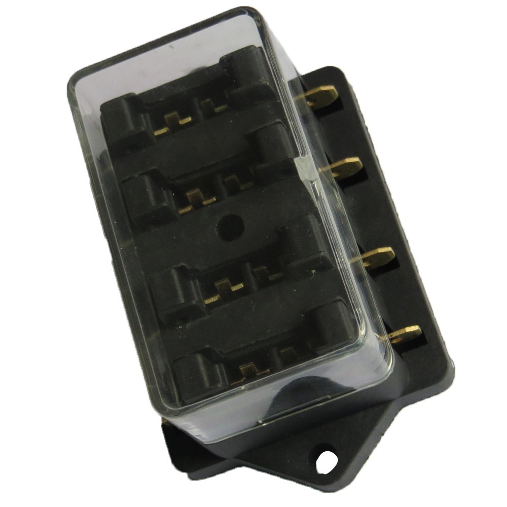 Supporto Scatola Fusibili Lama Standard Circuito A 4 Vie 12 V/24 - Foto 4