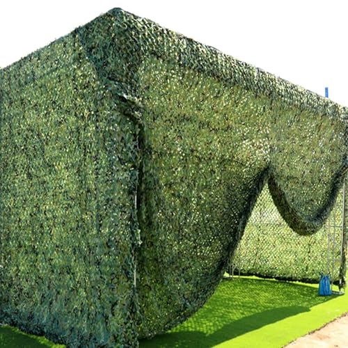 Image of LOOGU Custom Woodland Camo Netting Camping Military Hunting Camouflage Net 6.5 x 10ft, 6.5 x 26ft, 10 x 10ft, 10 x 13ft, 10 x 16.5ft, 13 x 16.5ft, 16.5 x 20ft, 20 x 20ft