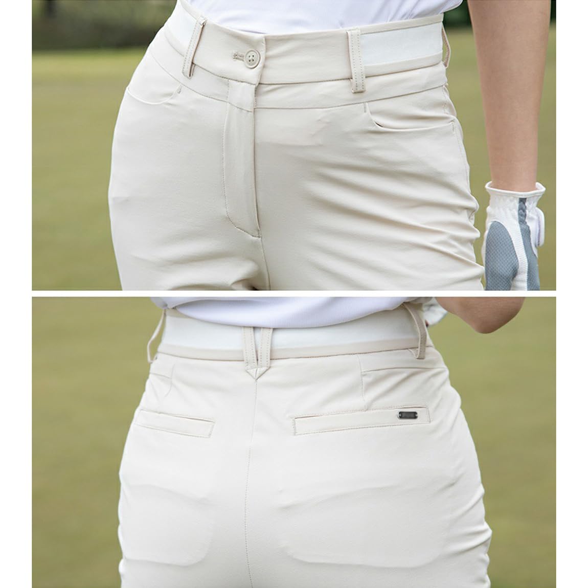 Pantalones Deportivos De Golf para Mujer De Verano Ajustados Elásticos para Yoga Y Viajes