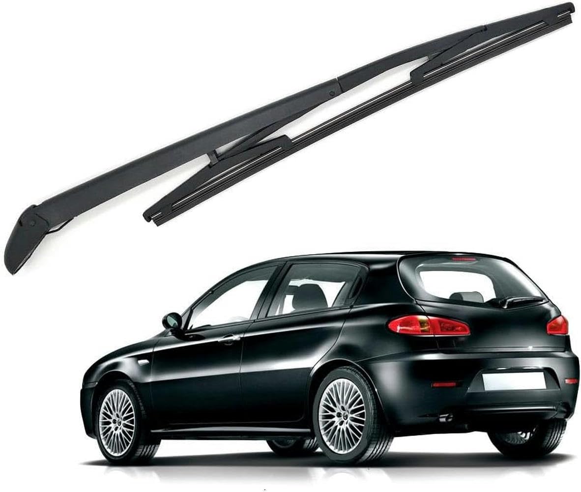 Kit Bras Essuie-glace Arrière COMPLET - Pour Alfa Romeo 147 (937) - Noir - 2 Pièces - Neuf