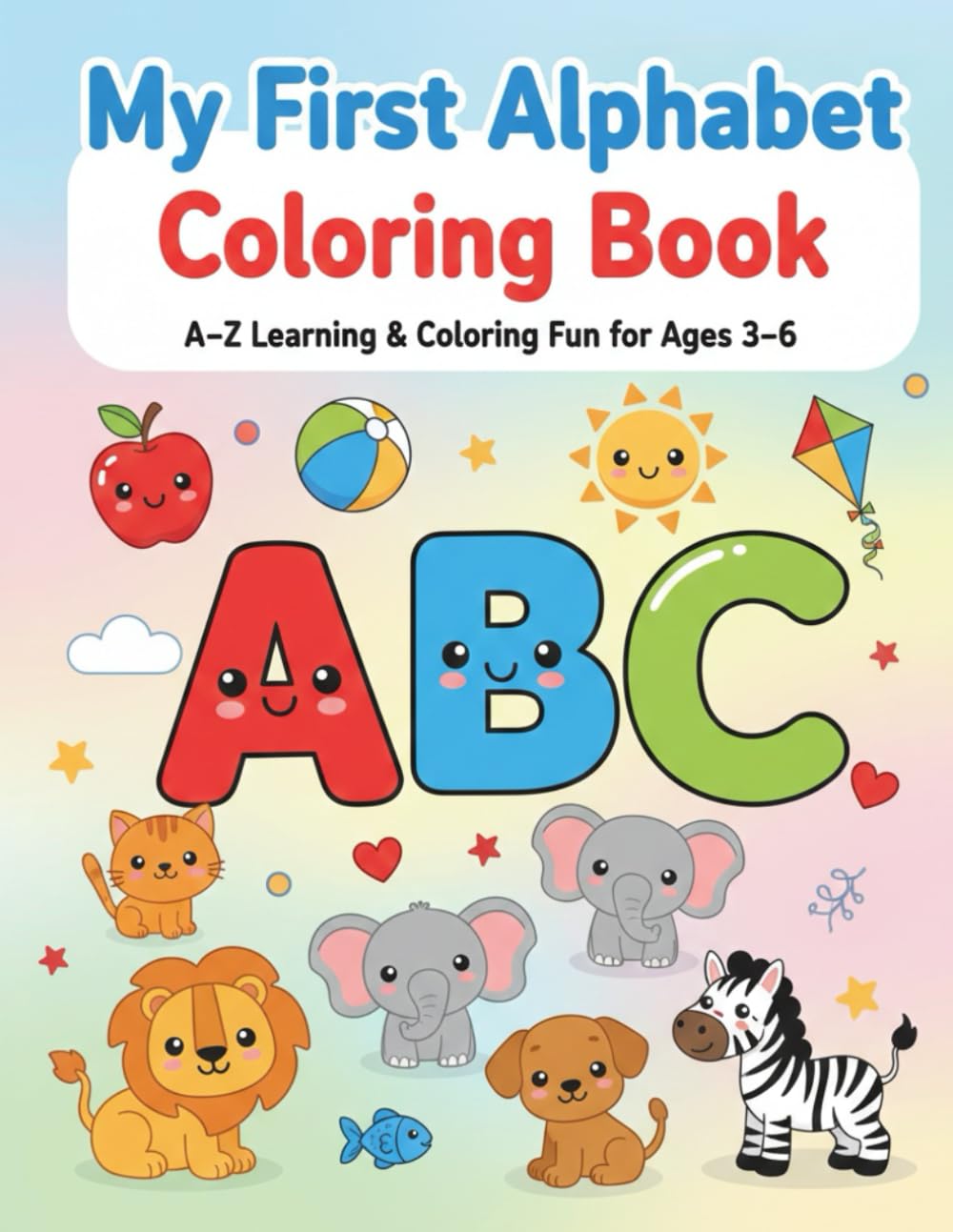 My First Alphabet Coloring Book