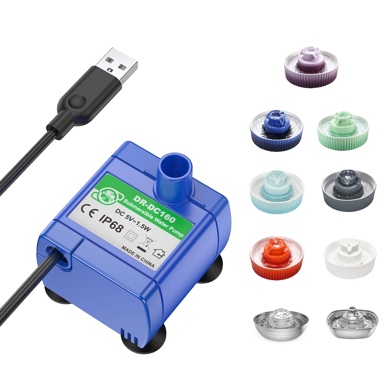 Wonder Creature Cat Fountain Pump for Cupcake Cat Fountain and 360