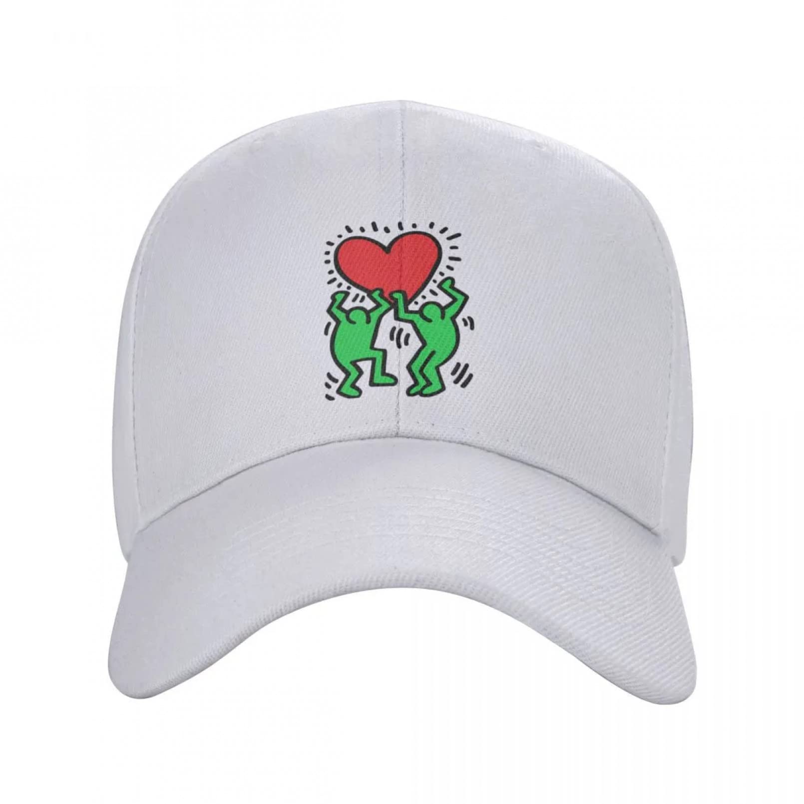 Berretto Punk Haring Unisex – Cappello Da Baseball Con Graffiti Astratti Geometrici – Regolabile, Traspirante, Per Uomo E Donna - 6