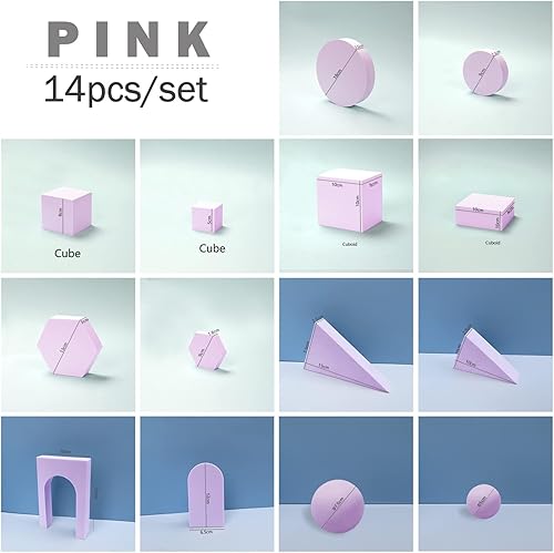 Miniatura 6 de 10 piezas de diseño original producto fotografía fondo apoyo, impermeable duro yeso cubo piedras con agujeros accesorios para sesión de fotos