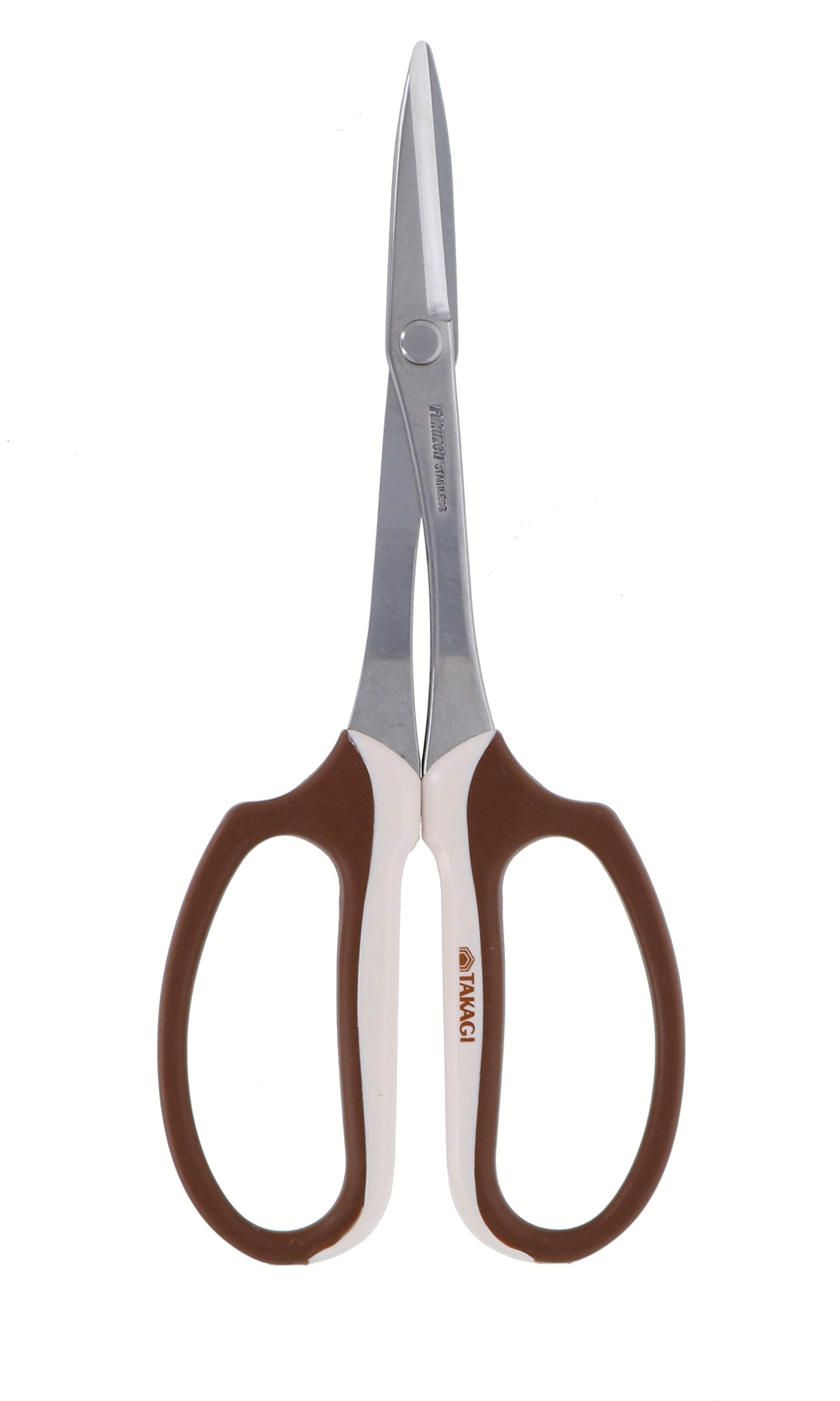 Takagi Long Reach Bud Pruning Shears 7.5in Stainless Steel Made in Japan