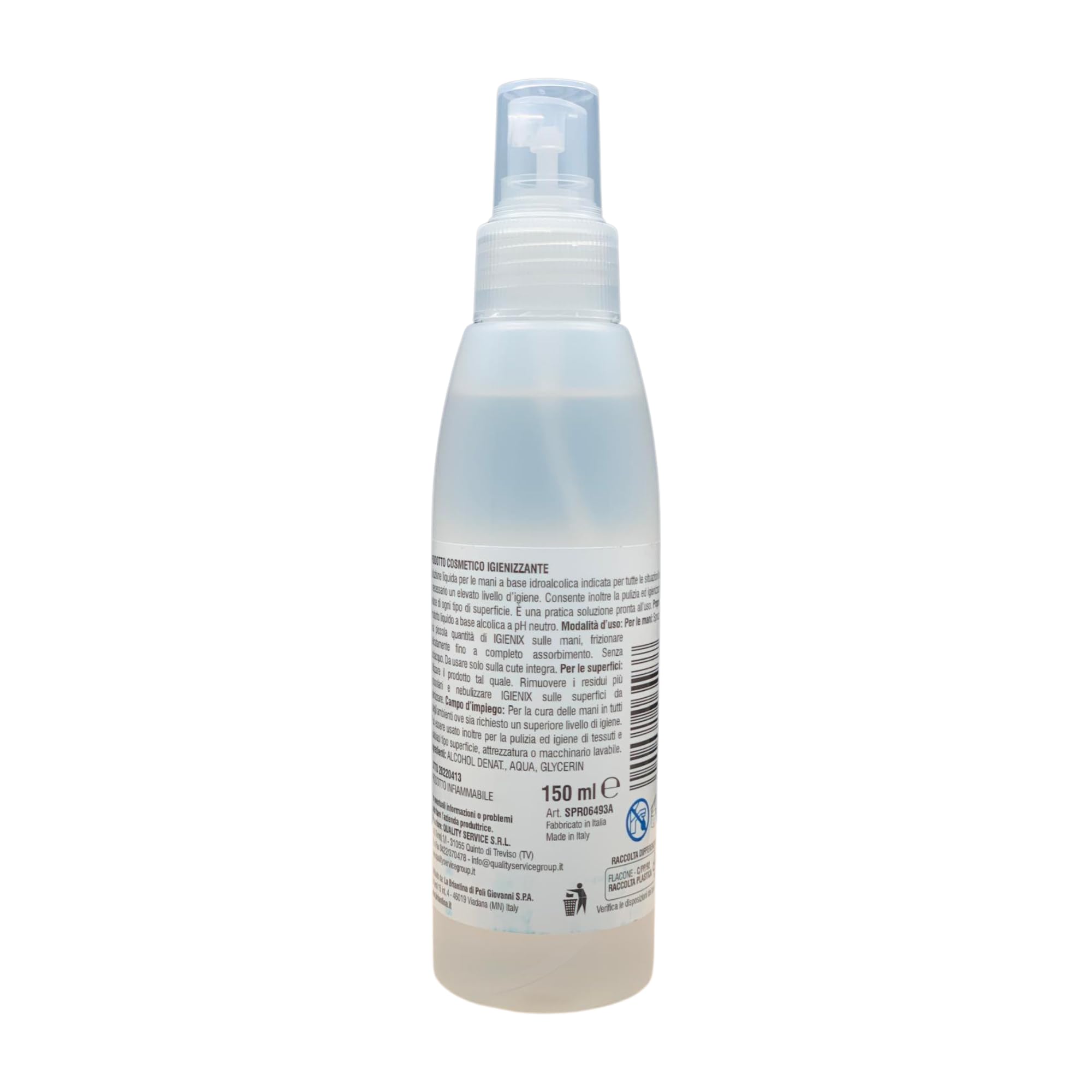 SET 3 VEGETALE SAPONARIA LAVATRICE 1 LT + IGIENIZZANTE SPRAY 150 ML.
