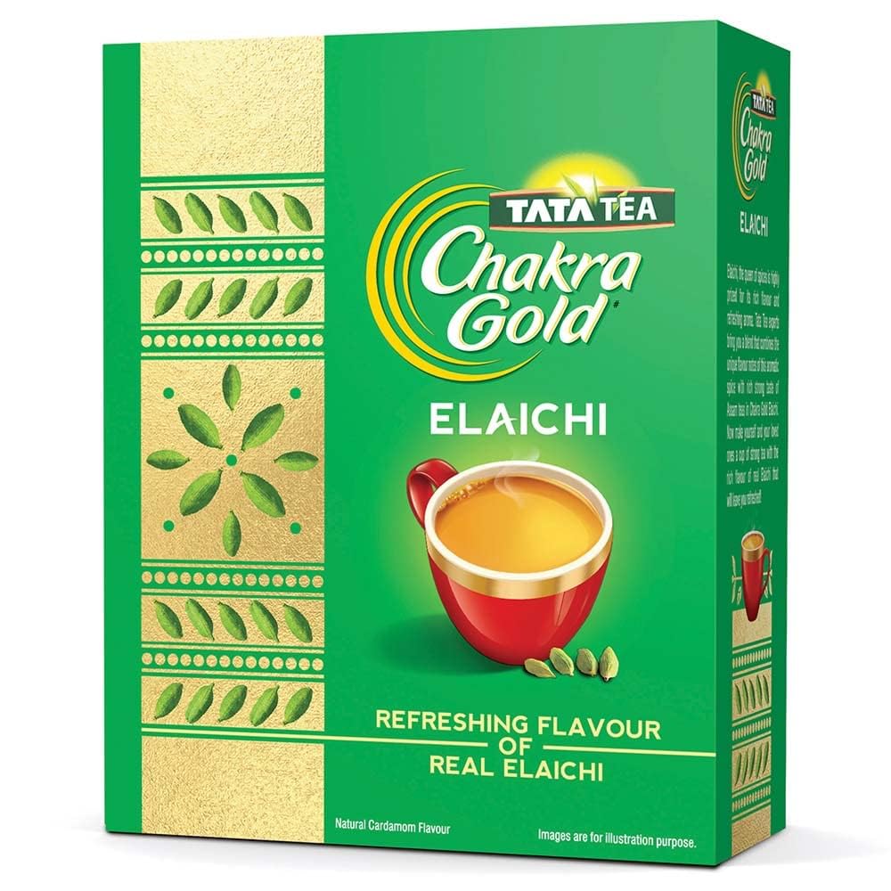 Tata Tea Chakra Gold Elaichi Assam Teas,250g