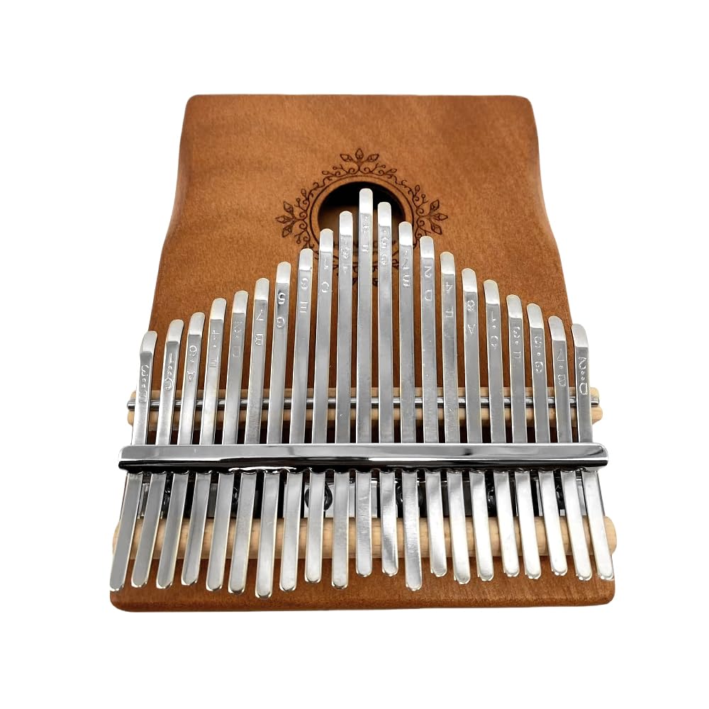 Kalimba Daumenklavier 21 Tasten für Anfänger & Erwachsene Finger Daumenklavier mit Zubehör Musik Geschenk für Anfänger & Erwachsene