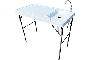 Mbolyeer Portable Folding Fish Filleting Table