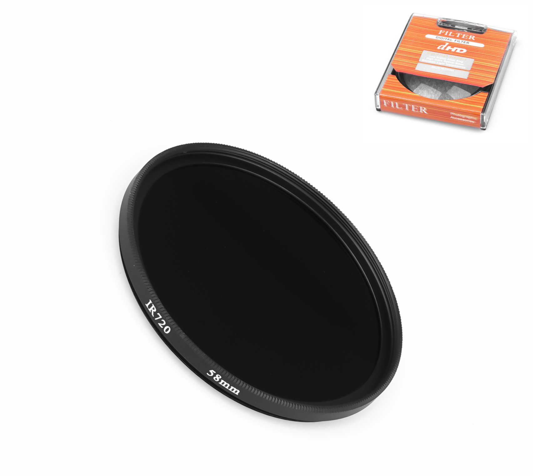 58mm IR720 Infrarotfilter IR Filter 58mm IR 720 dHD Digital Passfilter