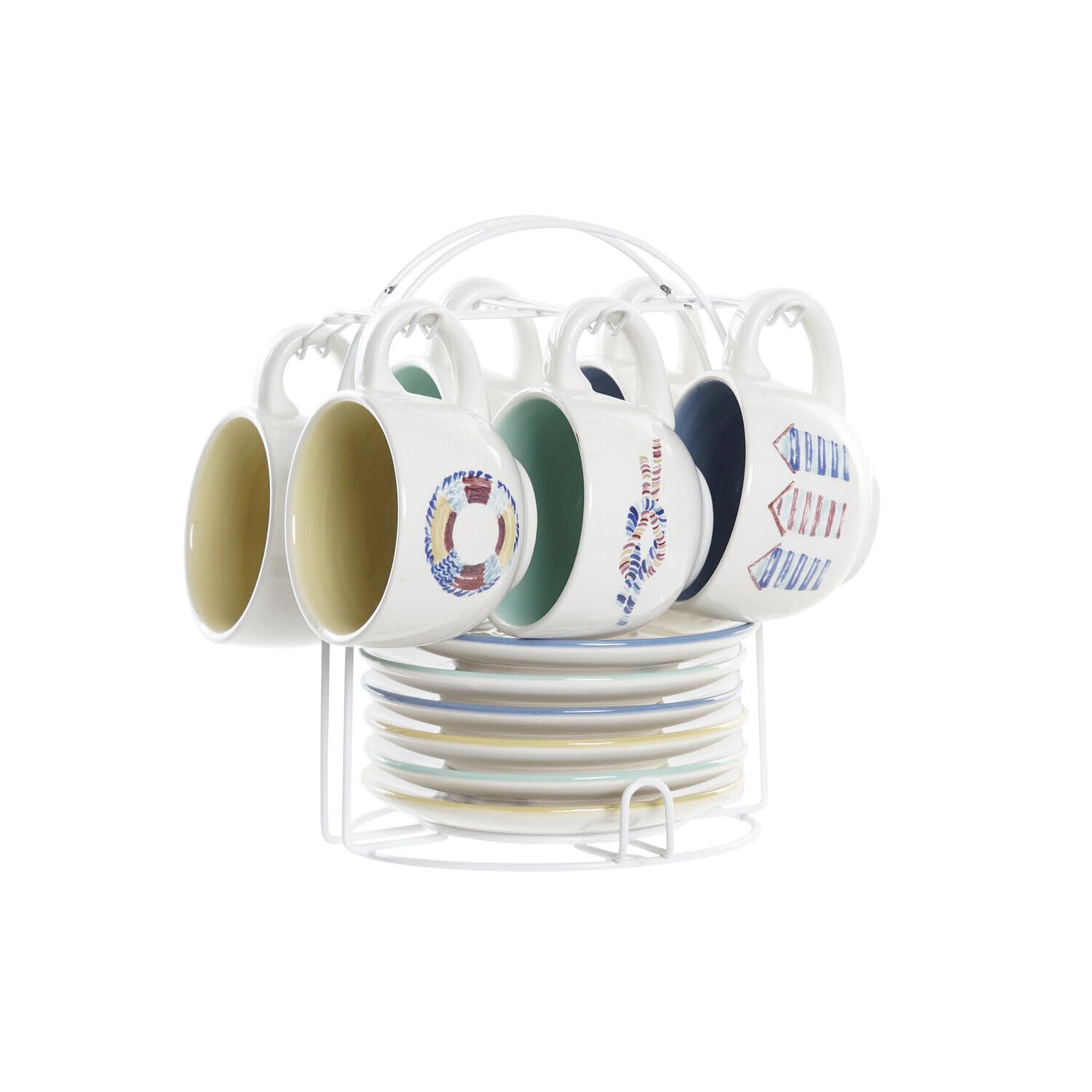 Service café Salitre en dolomite pour ranger vos tasses facilement