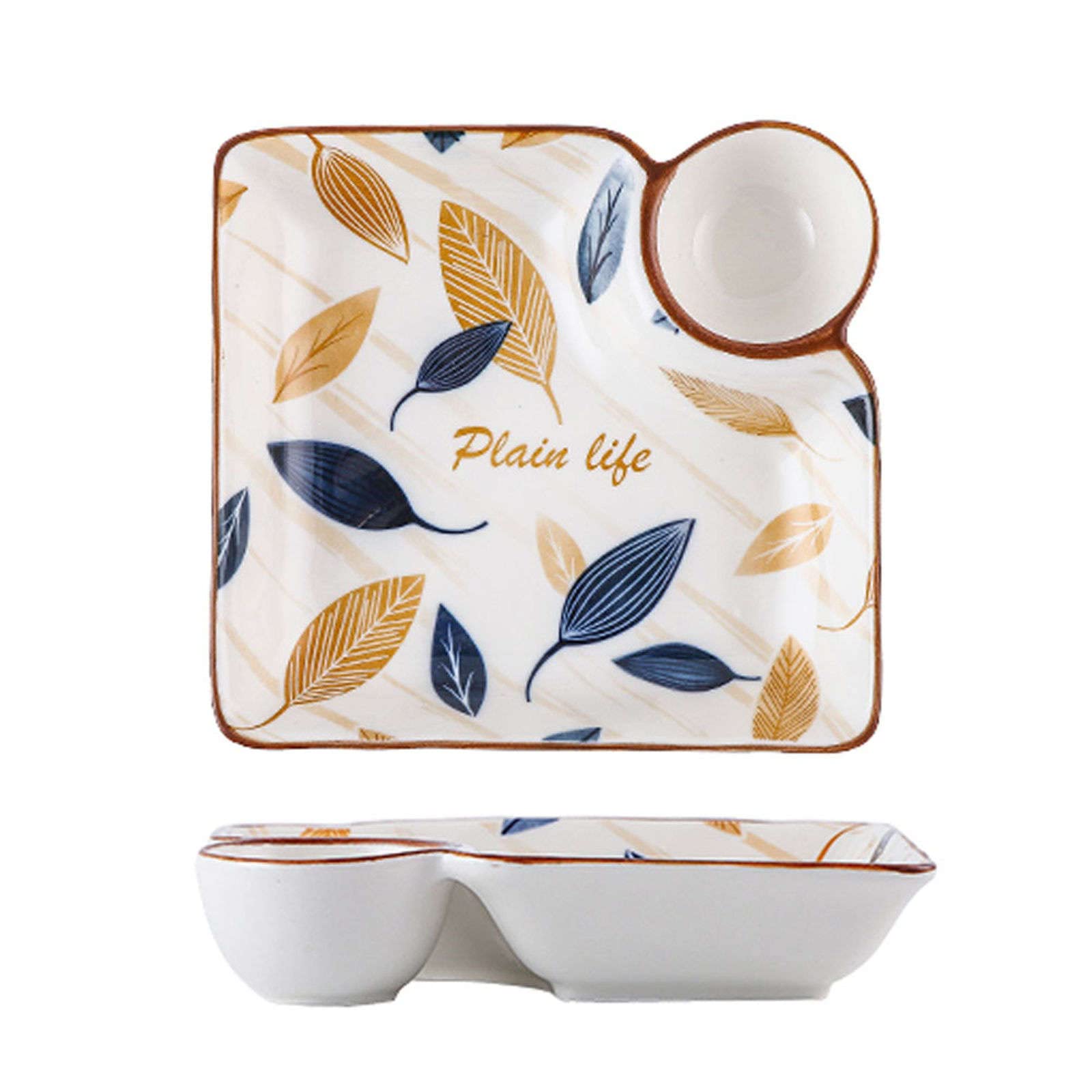Assiettes, Assiettes à dîner divisées, assiette de contrôle du régime