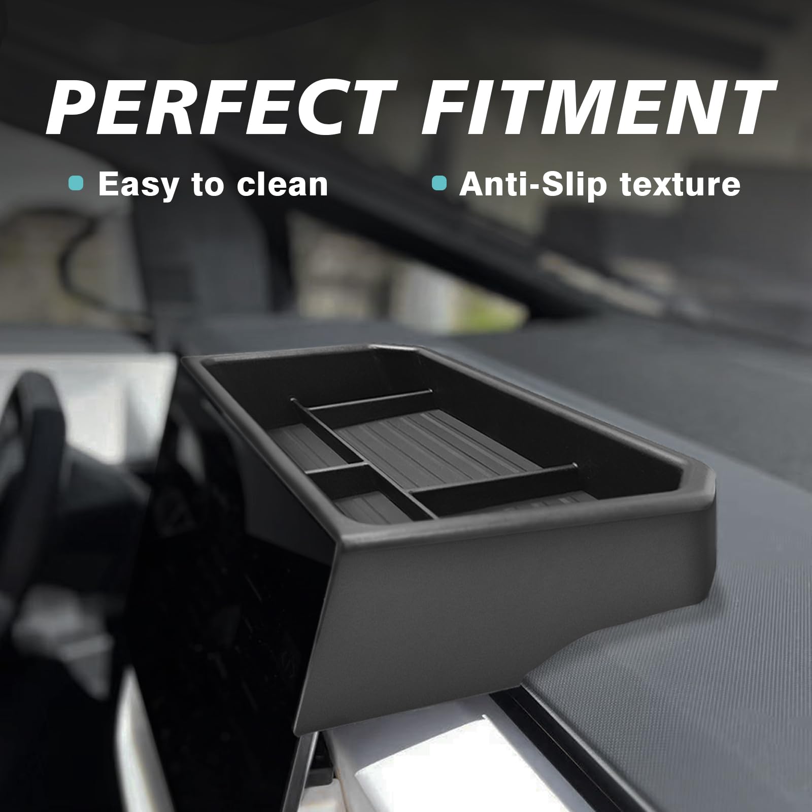 Dashboard Storage Box Compatible With 2024 Tacoma Accessories Center Console Organizer W 8 Inch Screen For 24tacoma Sr Sr5 Trd Prerunner Trd Sport Off Road Pro Trailhunter - View #2