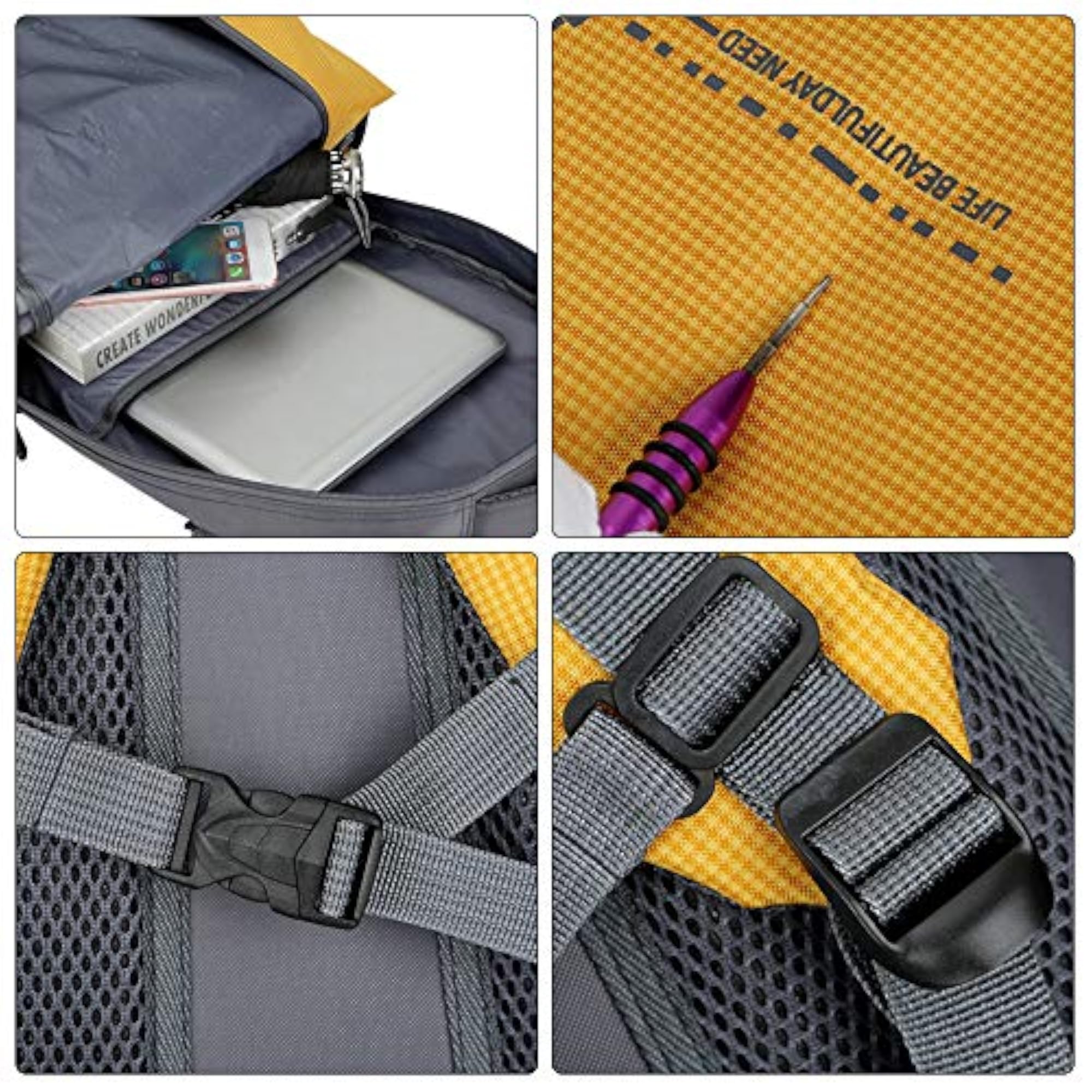 45L Large Capacity Waterproof Mountaineering Backpack