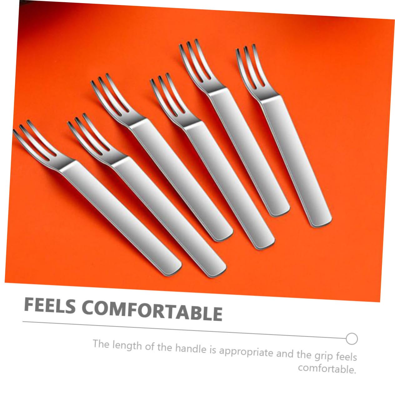Alipis 2sets Forchette Inossidabile Con Base Per Dessert e Forchettine e Pratiche Per Appetizer e Tè Per e All