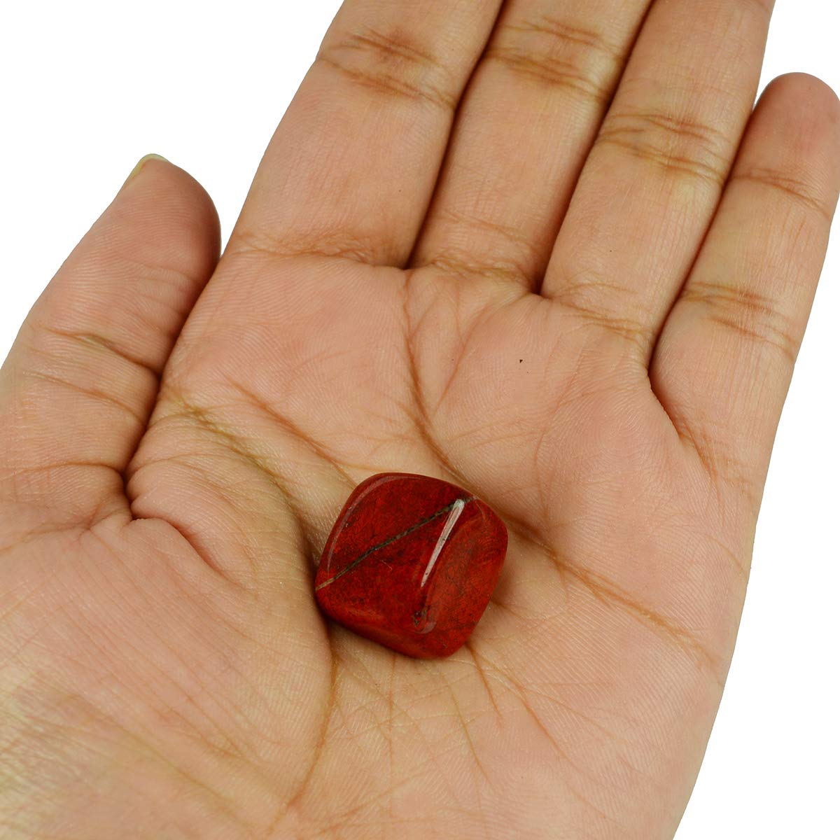 Reiki Crystal Products Natural Red Jasper Tumbled Stone Raw Rough Stone Tumble Pack of 1 pc