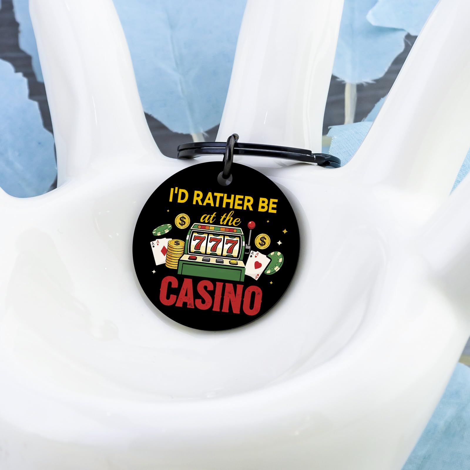Slot Machine for Men Women Casino Gifts for Gamblers Friends Coworkers Gambling Gifts for Gambling Lovers Lucky Casino Theme Gift Funny Slot Machine Keychain Accessories