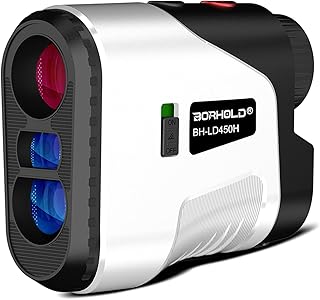Rechargeable Golf Range Finder - Golf-Monocular Rangefinder for Distance Measurement Hunting, with Ranging Angle Mode, for Golf Hunting Building Hiking