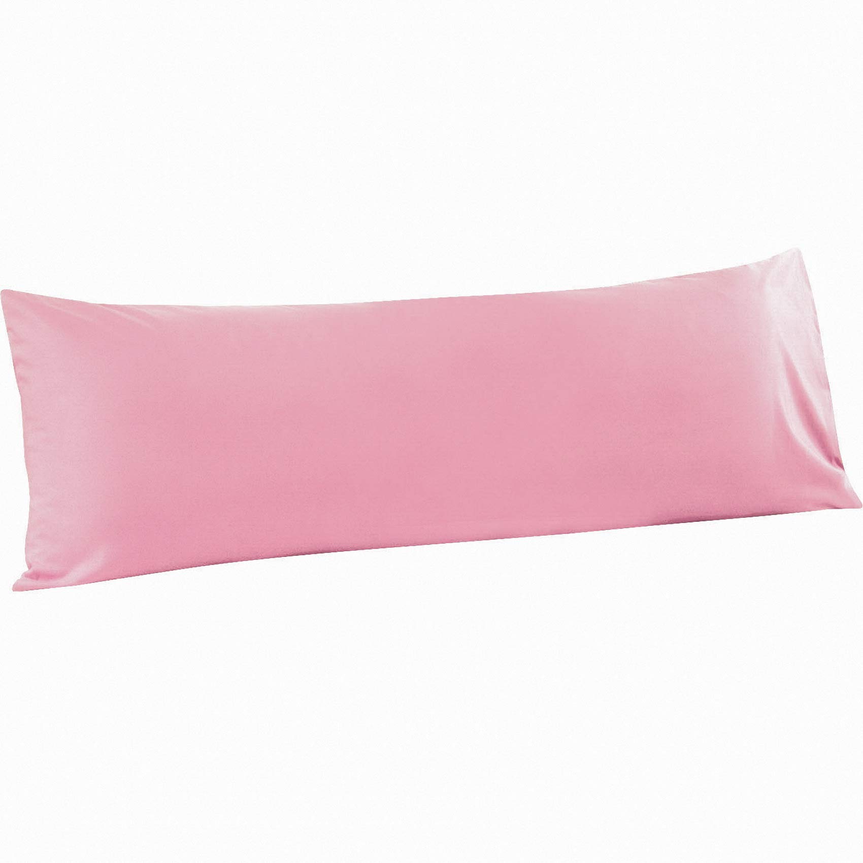 FLXXIE Microfiber Body Pillow Cover, Envelope Closure, Pink