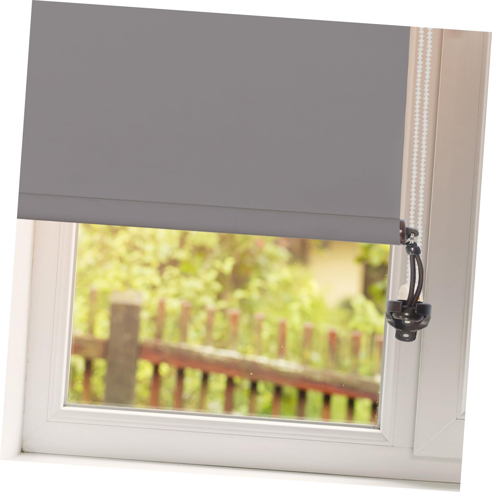 Angoily 1Set Bungee Cord Curtain Bracket Set Durable Elastic Rope Buckle for Blinds Shades Multi Function Curtain Supplies Ceiling Track Bracket Replacement Reliable Indoor Outdoor Use