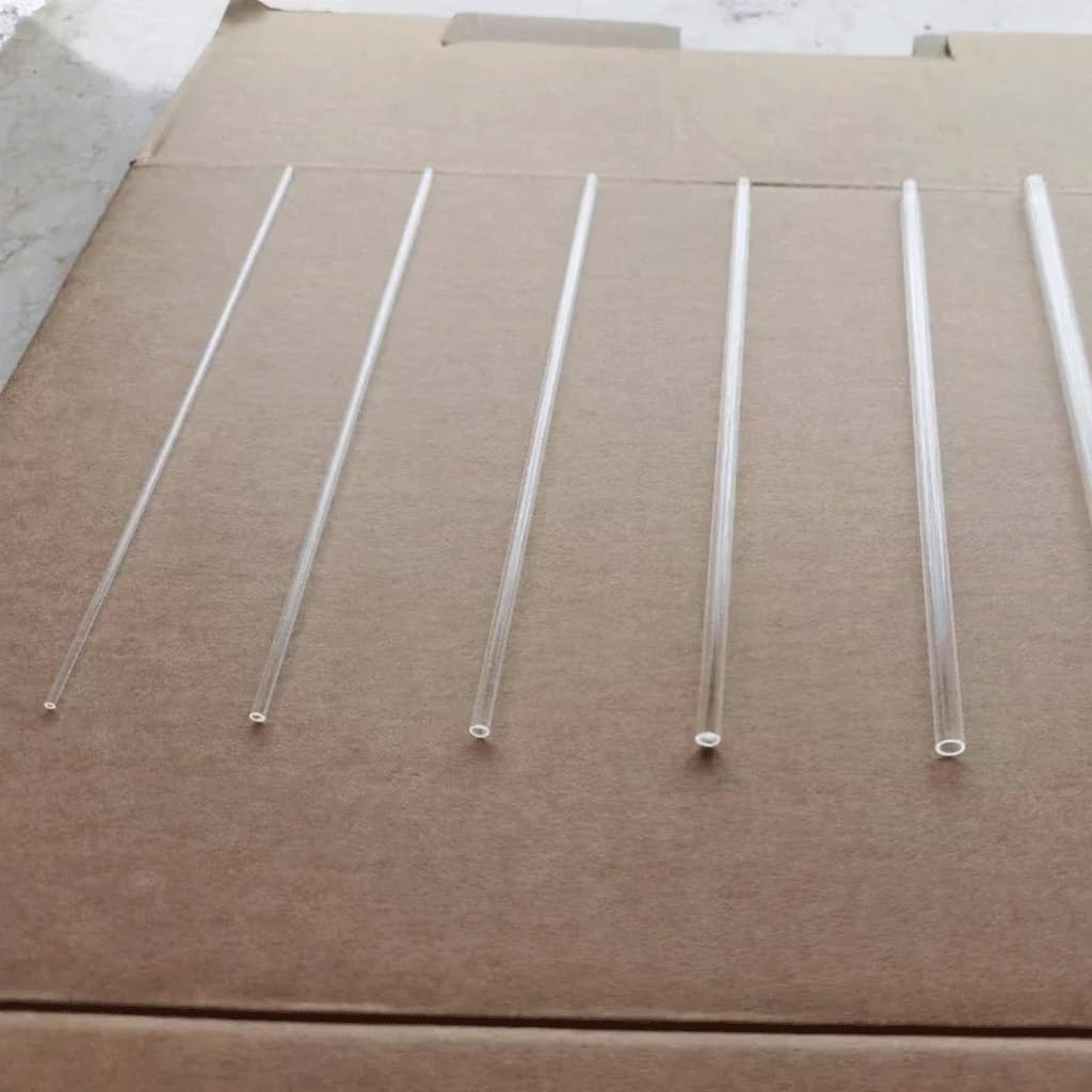 Transparent Acrylic Round Pipe, for Garden Irrigation Fish Tank Aquarium Tube Parts(ID6mmXOD8mm L498mm)