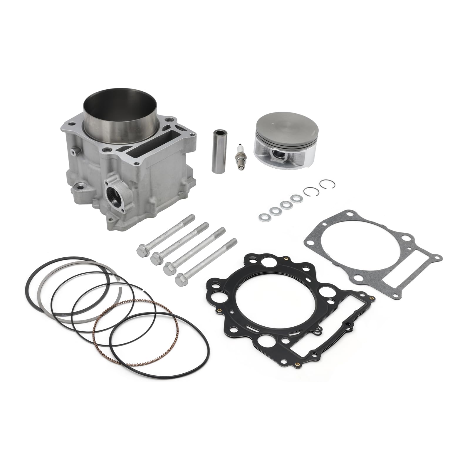 Topteng 102mm Big Bore Kit 686 Cylinder Top End Rebuild apto para Yamaha Grizzly YFM 660 02-08