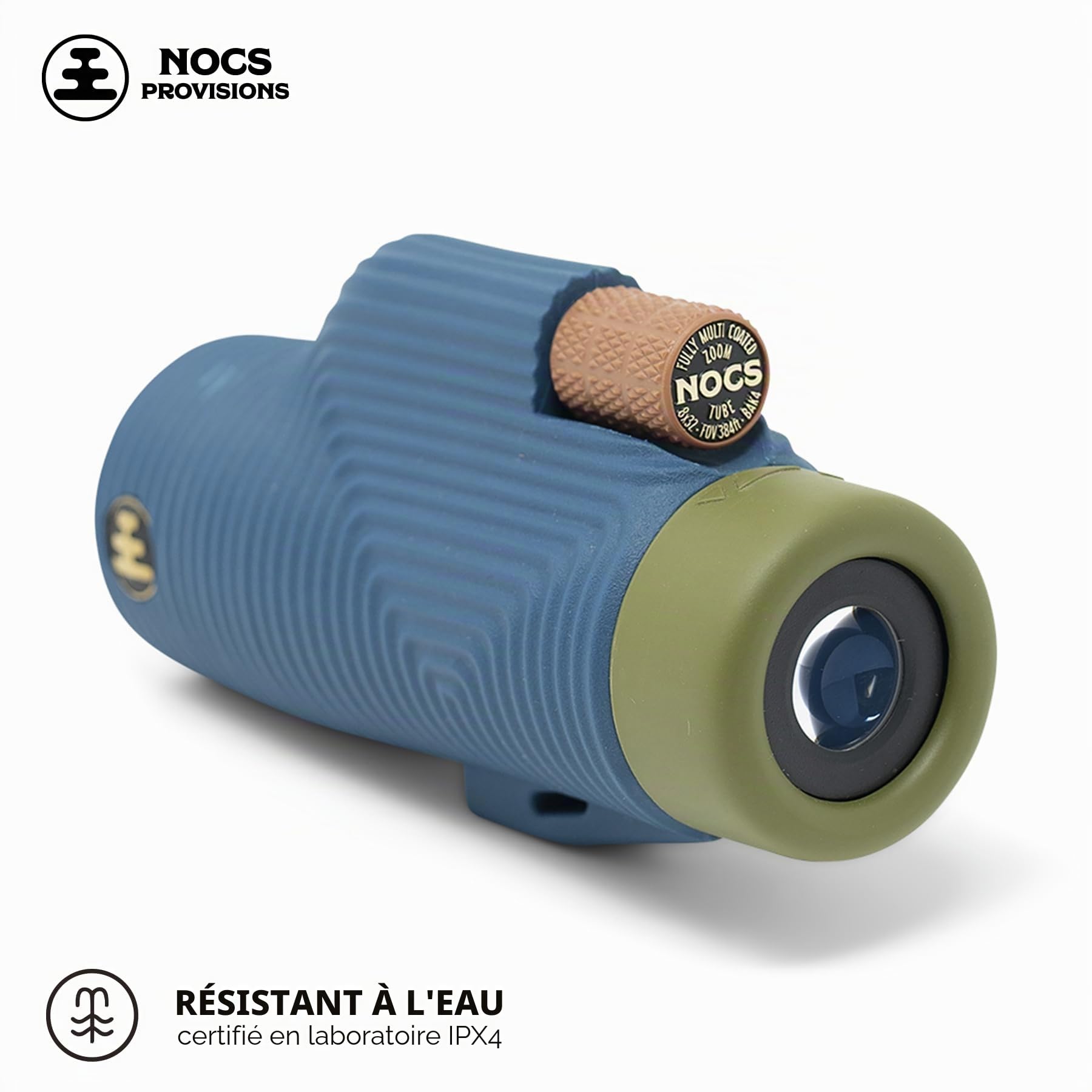 Nocs Provisions Télescope monoculaire Zoom Tube 8 x 32 | Léger, Compact, grossissement 8X, Large Champ de Vision pour l'observation des Oiseaux, la Chasse, la randonnée et d'autres activités de Plein