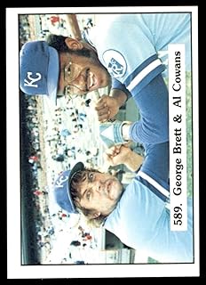 1975 SSPC # 589 Checklist George Brett/Al Cowens Kansas City Royals (Baseball Card) NM/MT Royals