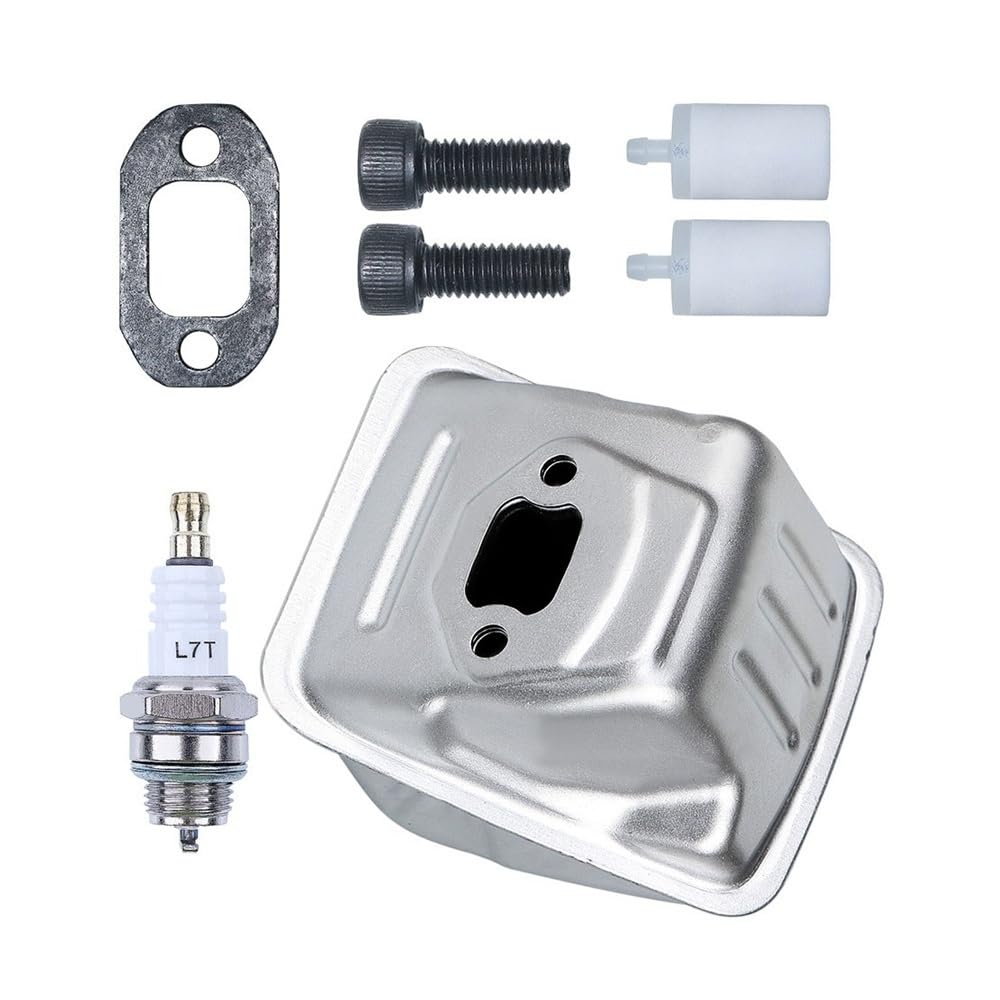 Kit de Filtro de Combustible de Tornillo Apto for Husqvarna 450 445 445e W bujía repuestos de Motosierra de Gasolina OEM 544147702