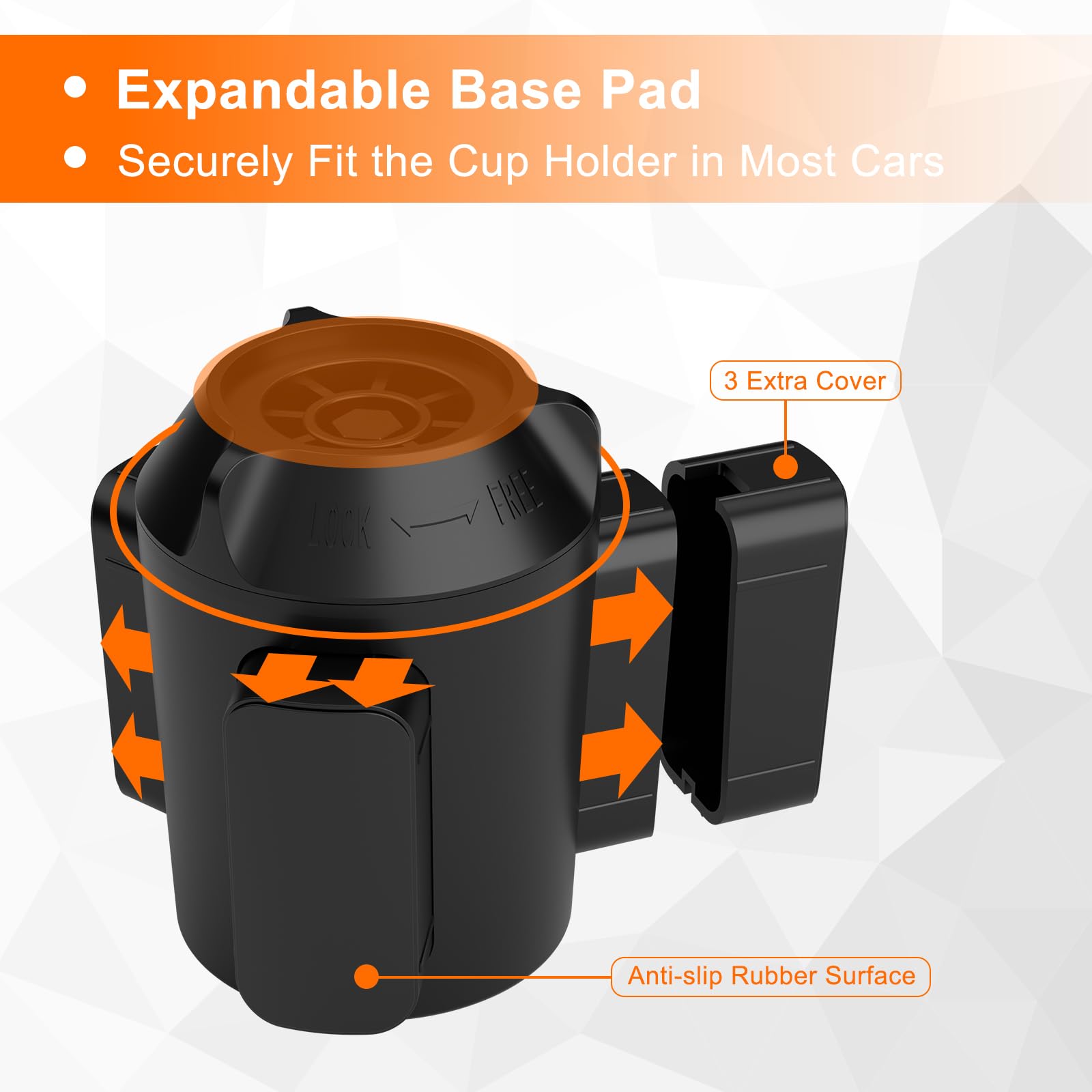 Amazon | 取り外し可能なデュアルカップホルダー。フードトレイ