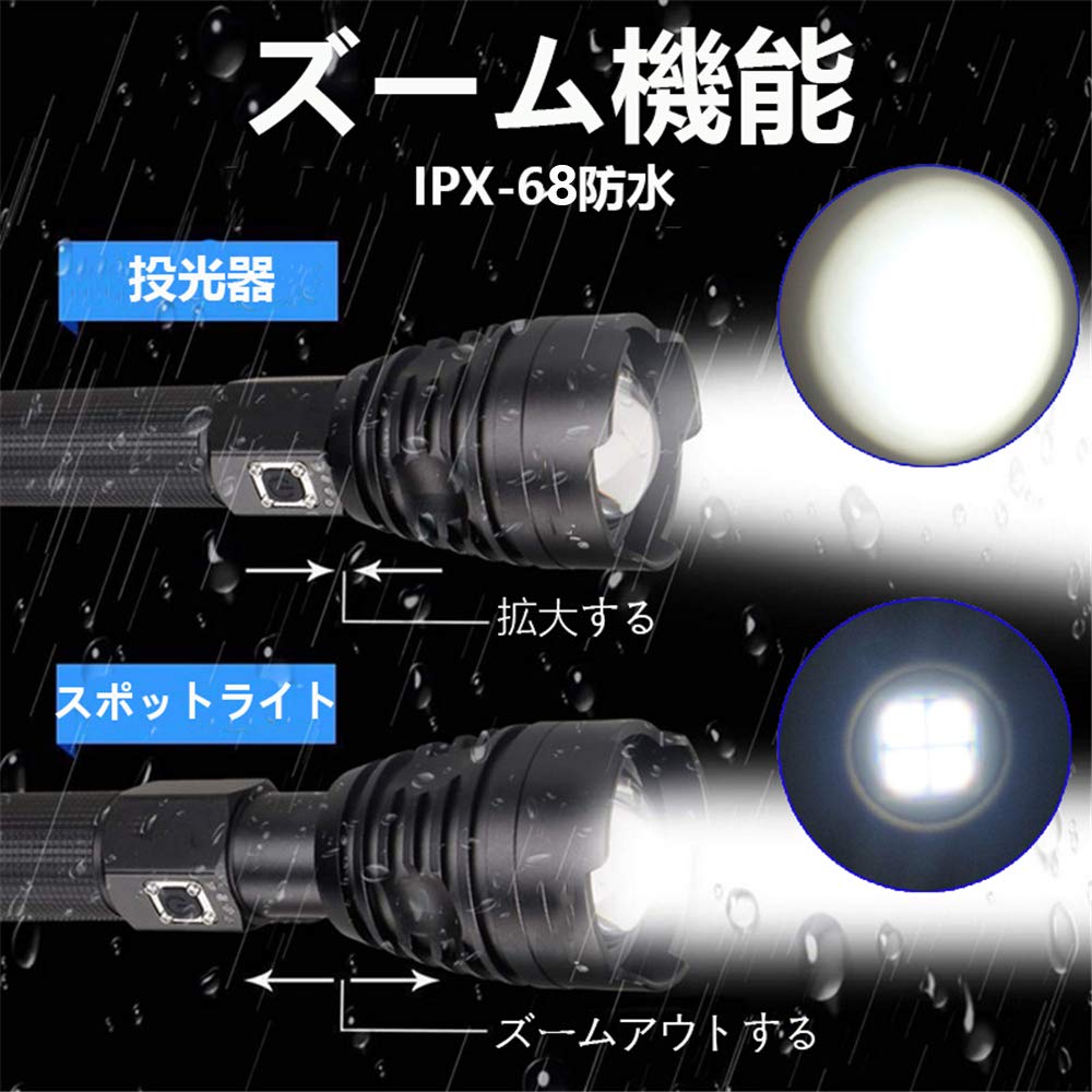 希少『XHP90.2/高出力基板』強烈光ハンディライトLED　高電圧　26650 希少『XHP90.2/高出力基板』強烈光ハンディライトLED 高電圧 26650