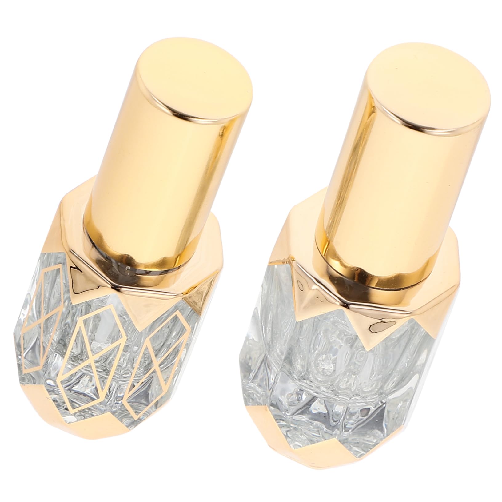 Luxshiny Botellas De Spray De Perfume Vacías Vidrio Transparente Para Viaje Recargables Y Portátiles Para Aceites Esenciales Y 2 Piezas X 5