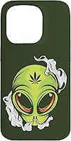 Vista 14 de Alien UFO Cannabis Marijuana Weed Hemp THC Ganja Gift Case for iPhone 17