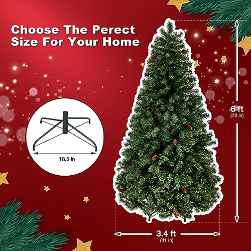 6ftchristmastreebuppleeunlitartificialchristmastreew1400branchtipseasyassembleandfoldablemetalbasegreenxmastreeindooroutdoordecorateforhomeofficepartyholiday Urban Country Home Decor 6ft christmas tree bupplee unlit artificial christmas tree w1400 branch tips easy assemble and foldable metal base green xmas tree indoor outdoor decorate for home office party holiday urban country home decor