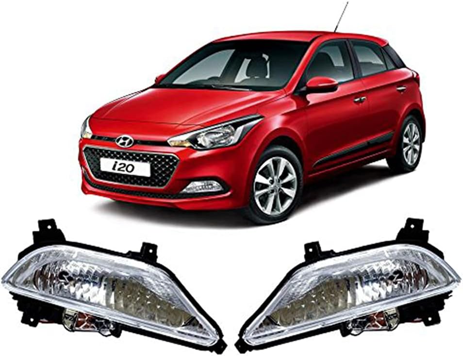 Autopearl Car Fog Lamp Lights for Hyundai I20 Elite without Plastic ...