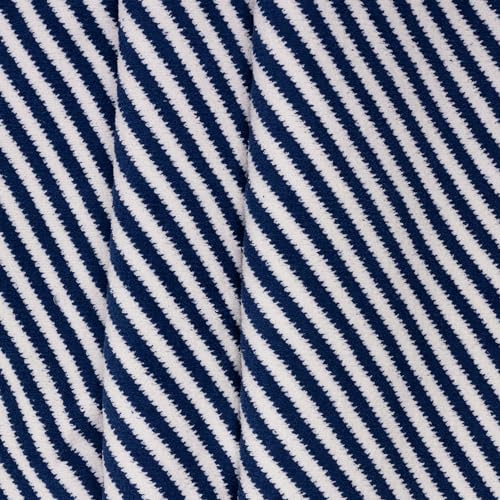 Image of Chenille Baby Blanket, Toddler Blanket, Soft & Plush, 40x30 Inches (NAVY STIPES)