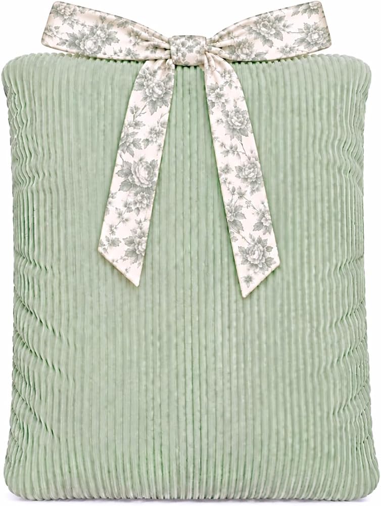 Corduroy Book Sleeve with Bow Closure for Books & Bibles — 사진 1