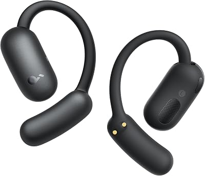 soundcore AeroFit 2 by Anker, Open-Ear Headphones, Adjustable Ear Hooks, Secure Fit, Instant AI Translation, Rich Bass, Hi-Res, 42H Playtime, Bluetooth 5.4, IP55, AI Clear Calls, Wireless Charging