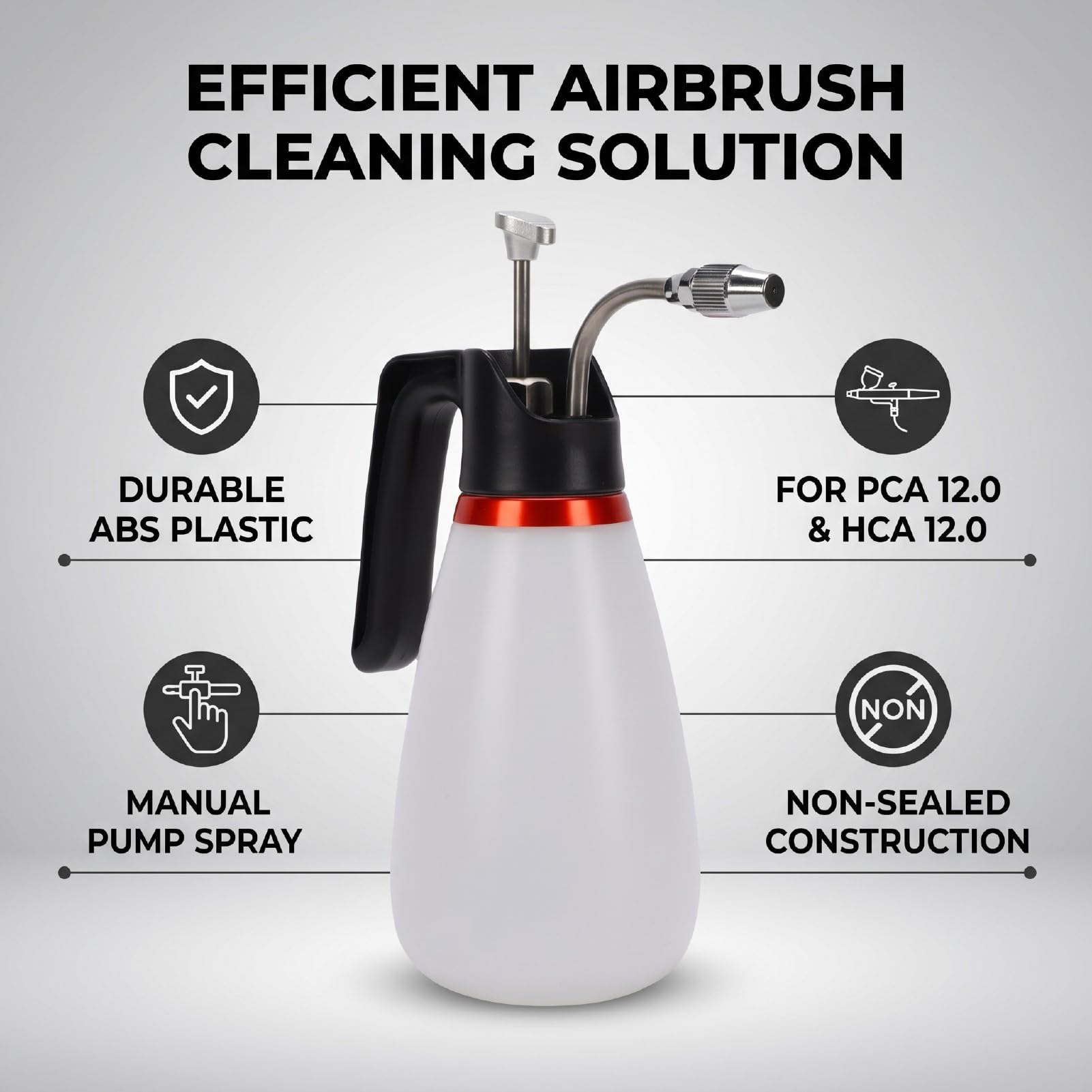 banapoy Handpumpe Drucksprühflasche für Airbrush Reinigung