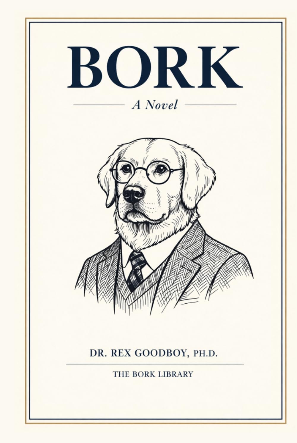 Bork: A Novel for Your Dog, Written in Its Native Language: The Ultimate Funny Gag Gift for Dog Lovers, Pet Owners & Doge Meme Fans — 80,000+ Borks to Rapturous Effect