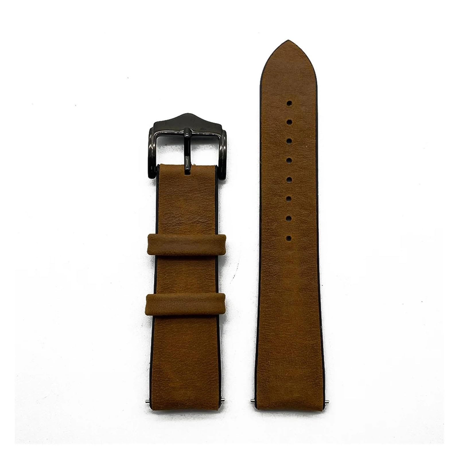 20mm 22mm Miękki Zamszowy Pasek Do Zegarka Vintage Szybkozłączka Szary Pasek Do Paska Na Nadgarstek