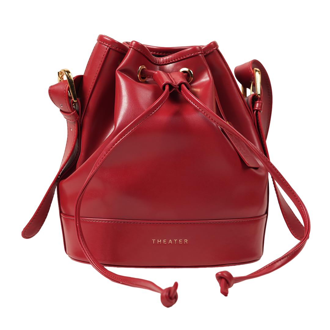 theater Sangria Crossbody Bucket Bag for Women Premium Drawstring Shoulder Bag with Adjustable Strap Chic Everyday Handbag-picture-32