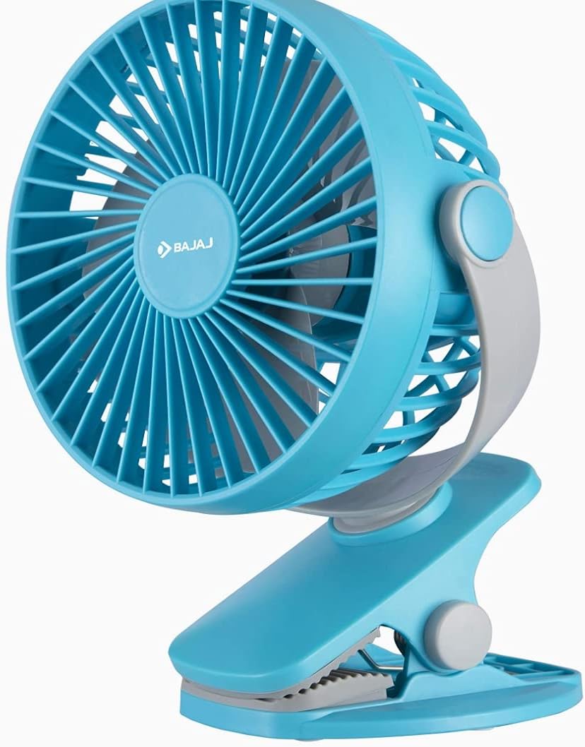 PYGMY MINI 110 MM 10 W HIGH SPEED OPERATION, USB CHARGING, MULTI-CLIP FUNCTION PERSONAL FAN