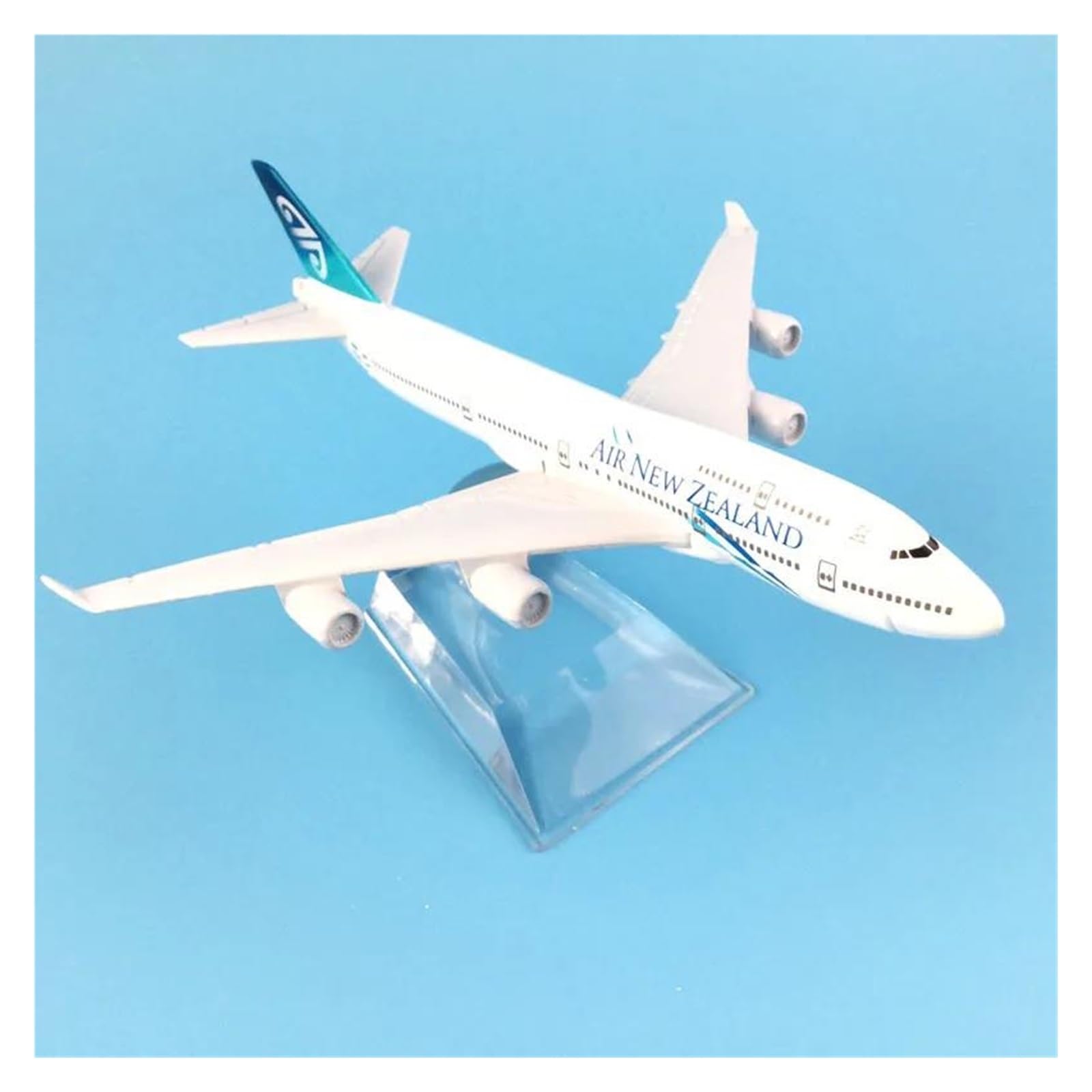 Boeing 747 Air New Zealand modelo de avión diecast 1:400 en metal de 16 cm para coleccionistas