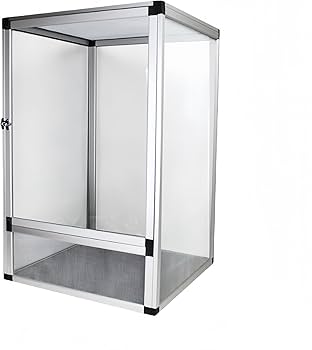 Amazon | Ziuuihu爬虫類 飼育ケージ 両生類 ケージ 室内換気良好