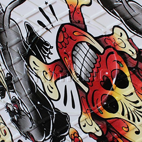 Rimable Complete 22 Inches Skateboard (New Skull) #TOP1