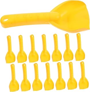 MAGICLULU 100 Pçs Playset Ao Ar Livre Playes De Plástico Pá De Escavação Ao Ar Livre Pá De Jardinagem Pás De Jardim Pás De Areia Para O Mar Pá Compacta Pás De Festa Cassia